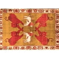 thumbnail image 1 of Ahgly Company Indoor Rectangle Persian Orange Traditional Area Rugs, 4' x 6', 1 of 1