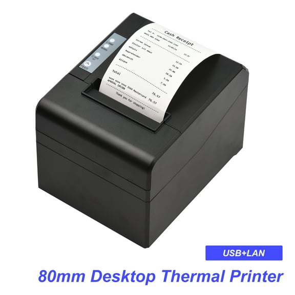 Label printer,Printer Printer Thermal Usb Lan 300mm/s Speed With Auto Cutter Esc/pos Business Restaurant Support Esc/pos Business 80mm Thermal Usb Supermarket Store Cutter Support Esc/pos