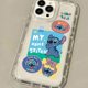 thumbnail image 3 of Lovely Disney Stitch Phone Case for Samsung Galaxy S24 Ultra S23 S22 S21 FE S20 Plus Note 20 10 Pro A34 A54 A33 A53 Clear Cover, 3 of 5