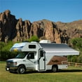 thumbnail image 3 of ALEKO Retractable RV Awning 10X8 ft Patio Camping Waterproof Vinyl Canopy Black, 3 of 14