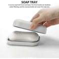 thumbnail image 4 of Pack Soap Dish with Drain Hole, Soap Holder, Soap Dish, Soap Holder, Soap Holder, Soap Holder, Soap Protector, Easy to Clean, Prevent Muddy Soap., 4 of 5