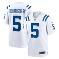 thumbnail image 1 of Indianapolis Colts Anthony Richardson Sr #5 White 2025 NFL Game T-shirts, 1 of 4