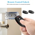 thumbnail image 2 of WAFU WF-018 Wireless Remote Control Lock Invisible Keyless Door Entry Intelligent Lock Zinc Alloy Metal Smart Door Lock with 2 Remote Keys Smart Home Villa Office Access Control System, 2 of 7