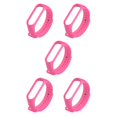 thumbnail image 1 of braveheart Bracelet de Remplacement, Doux pour la Peau, Résistant à l'Usure, Bracelet Intelligent pour Poignet, Bracelet de Sport, Installation Facile, Remplacement pour Mi 3 Rose Rouge, Ensemble de 5, 1 of 6