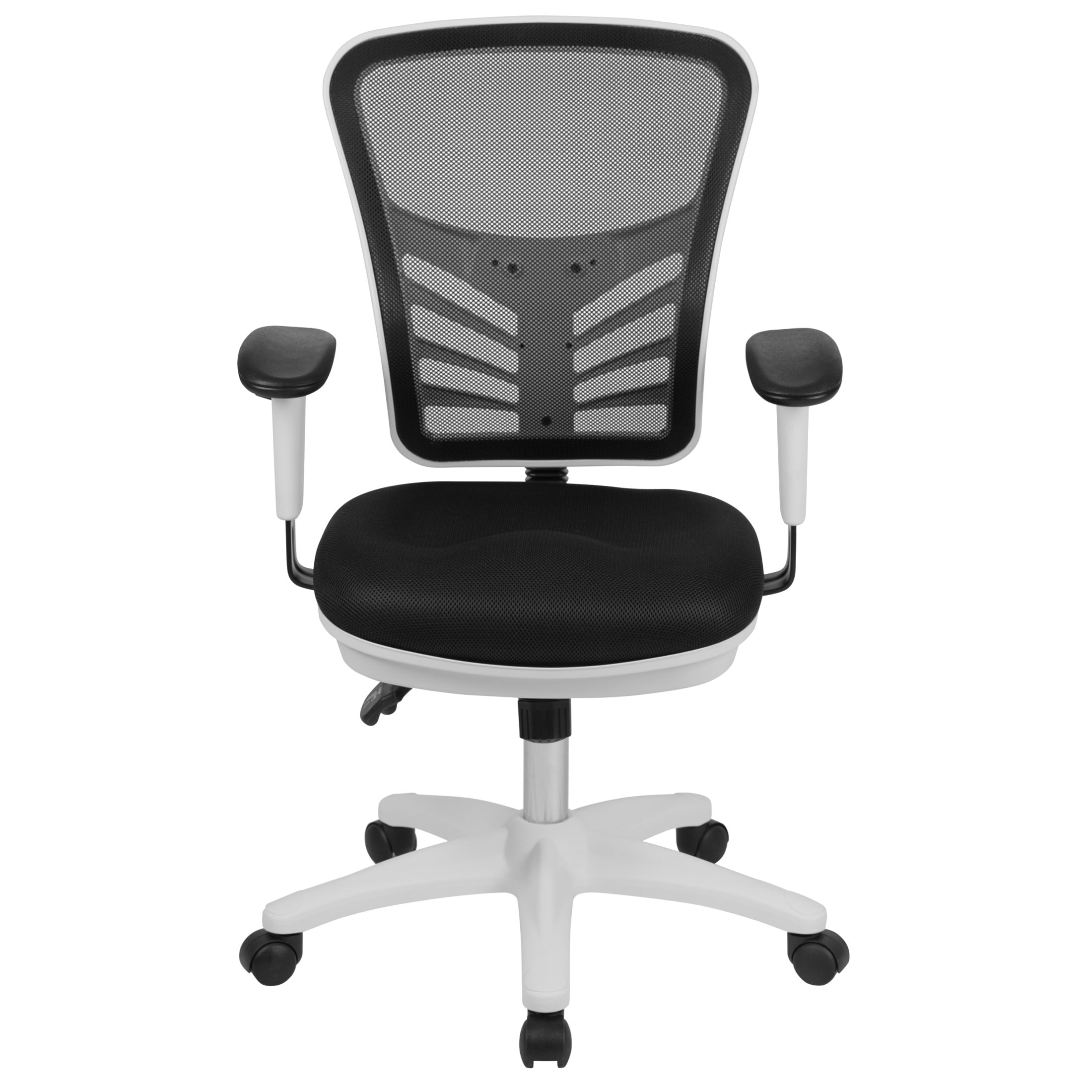 Flash Furniture Nicholas Ergonomic Mid-Back Swivel Office and Gaming Chair, Black