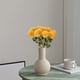 thumbnail image 3 of Dandeliones artificiales amarillos, 6pcs, plantas de simulación para bodas, fiestas, decoración del hogar, 3 of 6