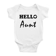 thumbnail image 1 of Hello Aunt Funny Baby One-pieces Boy Girl Unisex, 1 of 3