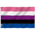 thumbnail image 1 of ANLEY Fly Breeze 3x5 Feet Genderfluid Flag - Genderfluid Pride Flags Polyester, 1 of 5
