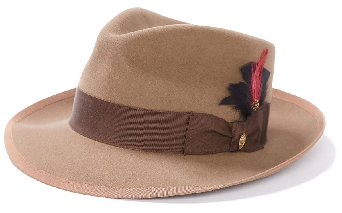 Stetson Whippet Wool Fedora - Camel 
