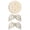 A, variant on Avdolw Circular Wooden Plant Support Frame - Stylish Tabletop Decoration for Home and Office Indoor Garden Display (A)