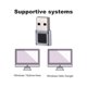 thumbnail image 5 of Lector De Huellas Dactilares Usb Para Windows 10 Hello Escáner De Huellas Dactilares De 360 Grados Biométrico Modos De Inicio De Sesión Dual Cuentas Múltiples Clave De Seguridad Sweethay EL006271-00, 5 of 5
