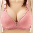 thumbnail image 2 of Darzheoy Wire-Free Bra for Women Embroidered Glossy Comfortable Breathable Bra Underwear No Rims Sexy Bras for Women 44/100BC, 2 of 9