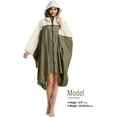 thumbnail image 3 of SaphiRose Unisex Rain Poncho Hooded Waterproof Raincoat Jacket for Adults Women Men, 3 of 7