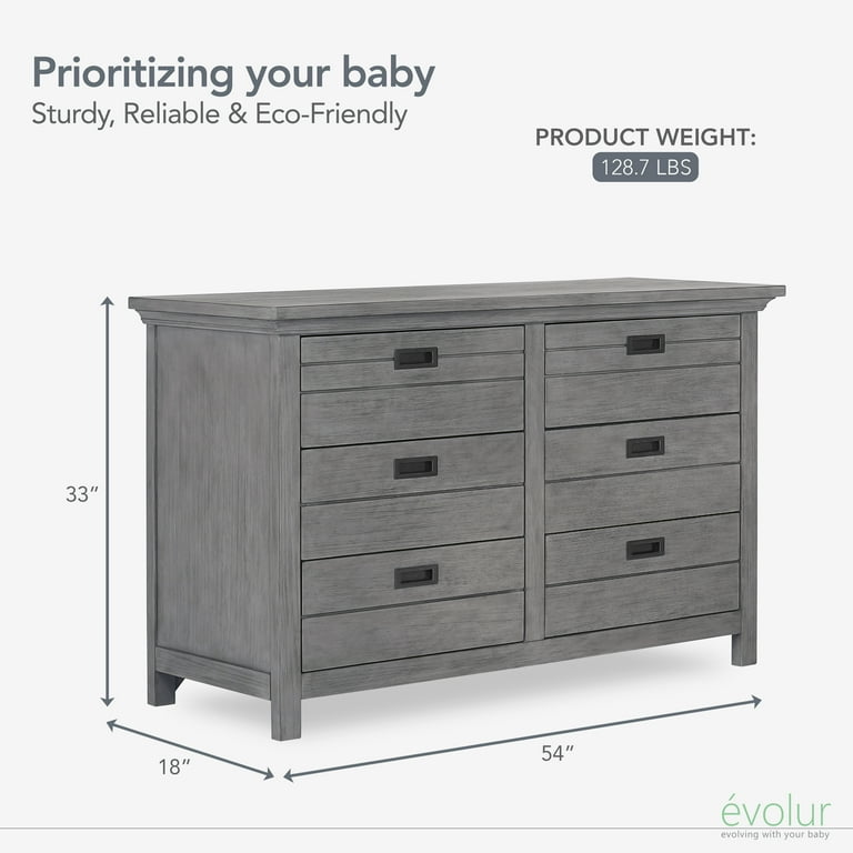 evolur storm grey dresser Evolur Madison 3-Drawer Chest, Storm Grey - Bed Bath & Beyond