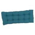 thumbnail image 2 of 46-inch by 19-inch Tufted Solid Twill Bench Cushion Blue-Color, 2 of 2