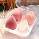 thumbnail image 2 of 4 pack (4 PCS, Pink) foundation blending sponges, professional beauty makeup set to use with foundation and powder, 2 of 5