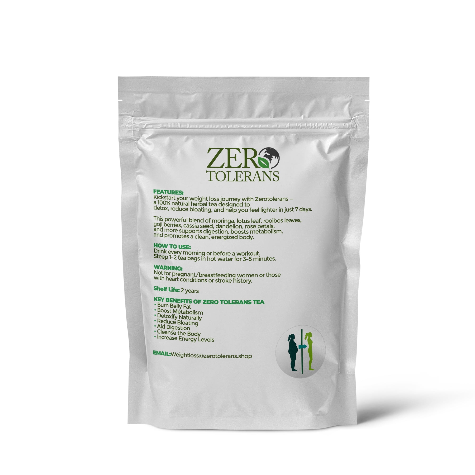 Zero Tolerans Tea Cleanse Slim & Refresh 28 Tea Bags