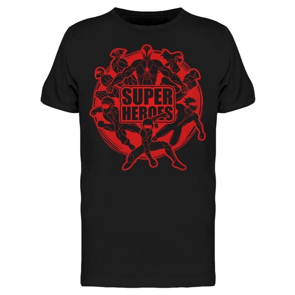Group Of Super Heroes Tee Men's -Image by Shutterstock