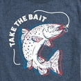 thumbnail image 3 of Instant Message - Take The Bait Fish - Men's Short Sleeve Graphic T-Shirt, 3 of 6