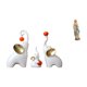 thumbnail image 1 of Esculturas de elefantes,Estatuas de elefantes,decoración del hogar,artesanías de cerámica,Figuras de elefantes familiares Adornos de escritorio,Estatua de Lutero,Estatua de la Virgen María, 1 of 8