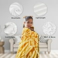 thumbnail image 6 of French Fries Blanket, French Fries Gifts for Kids Adults Chips Lovers, Funny Food Blanket For Women Men, Soft Cozy Bedding Blanket for Couch Sofa, Best Birthday Christmas Ideas Gifts Blanket 80" x 60", 6 of 6
