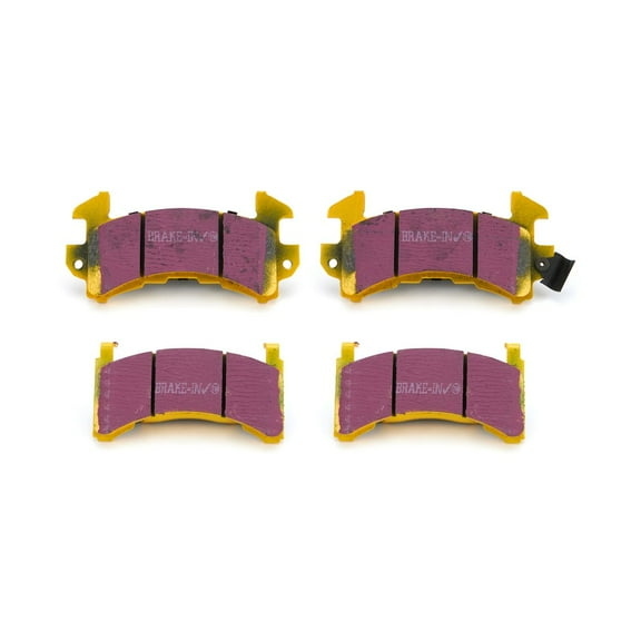 EBC Brakes Yellowstuff 4000 Series Street and Track Brake Pad Set Fits select: 1982-2003 CHEVROLET S TRUCK, 1991-2003 GMC SONOMA