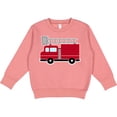 thumbnail image 2 of Inktastic Red Firefighter Fire Truck Toddler Sweatshirt, 2 of 4