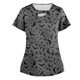 thumbnail image 1 of Womens Tops Stretchy Fashion Halloween Printed Work With Pocket T-Shirt Short Sleeve Top, 1 of 3