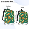 thumbnail image 2 of Travel Laptop Backpack - cartoon Potato leaf Lightweight Canvas Backpack, Wear Resistant Computer Backpack Bag Fit {sizeName} Laptop for Men Women with Adjustable Padded Shoulder Straps, 2 of 6