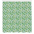 thumbnail image 3 of Ambesonne Bowling Shower Curtain, Colorful Pins on Green, 69"Wx75"L, Multicolor, 3 of 3