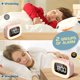 thumbnail image 5 of Reloj despertador para niños con luz nocturna y atenuación continua, bonito reloj digital con orejas de gato para niños y niñas, alarma de 5 minutos, apto para despertar a los niños (rosa), 5 of 5