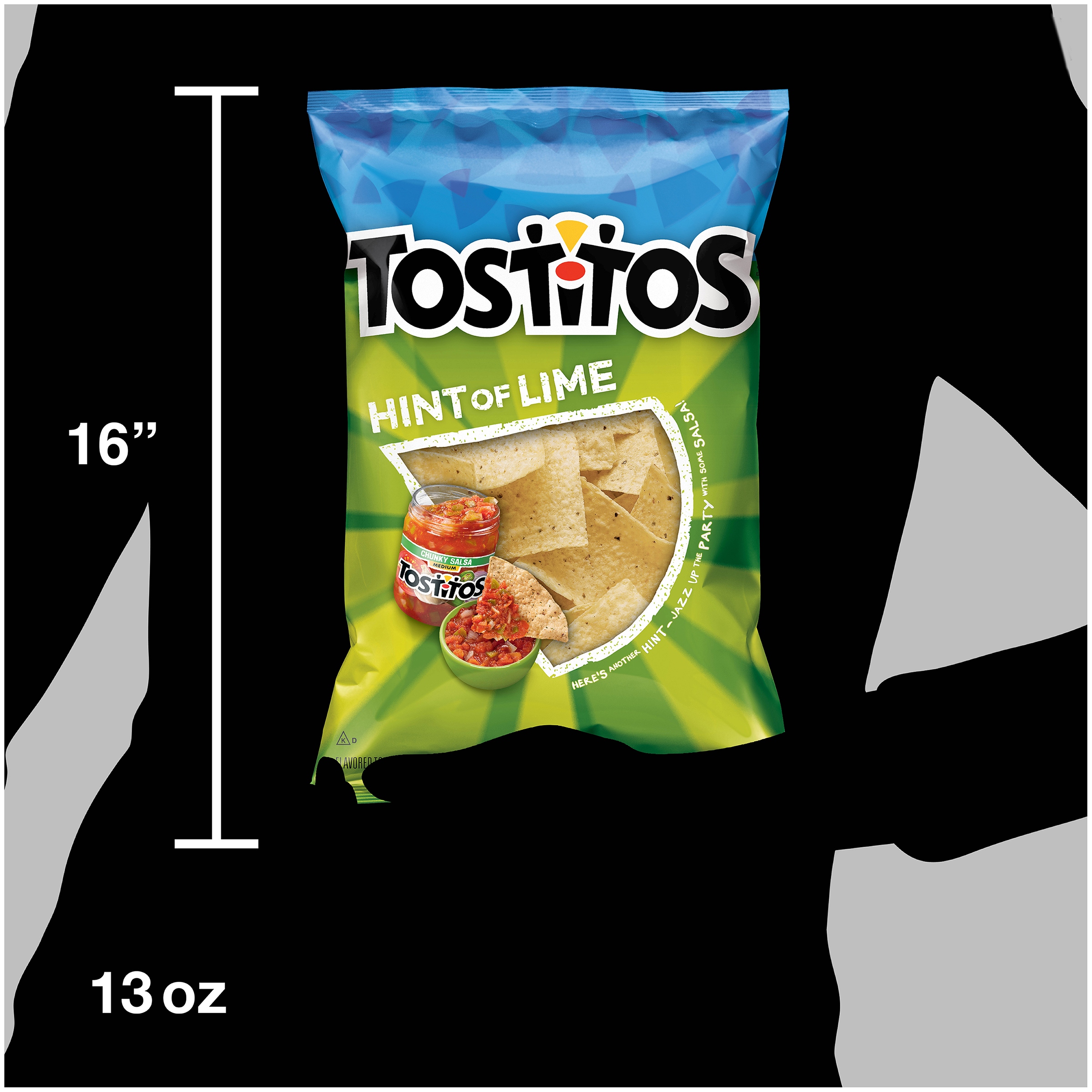 2Pack Tostitos Hint of Lime Flavored Tortilla Chips, 13 oz. Bag eBay