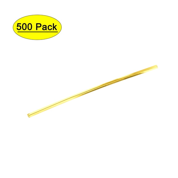 Unique Bargains Long Strong Twist Ties 5.9 Inch Plastic Closure for Tying Gift Bags Art Craft Ties Manage Cords 500 pcs