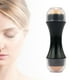 thumbnail image 4 of Mini rodillo volcánico absorbente de aceite facial, piedra natural para eliminar aceite. [Clásico]Doble cabezal negro, 4 of 9
