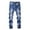 Dark Blue-03, variant on Teen Boys Skinny Fit Cotton Ripped Destroyed Distressed Slim Jeans Kids Stacked Washed Denim Pants Slacks for Boy 2025 2026 Spring Fall Trendy Clothes (Light Blue,Light Blue-01)