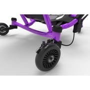 EzyRoller: Drifter X - Purple - Ride-On Scooter, Cambering Motion, Pedal Free Cart, Hand Brakes, Extendable Frame, 154lb Capacity, Adults-Kids Ages 6+