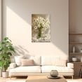 thumbnail image 4 of ZHONGYUTONG White Daisy Canvas Wall Art Flowers Pictures Wall Decor Daisy Floral in Vase Painting for Living Room Decor Framed (12.00" x 18.00"), 4 of 5