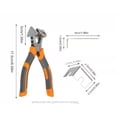 thumbnail image 4 of Wholesale 60# Steel Multifunctional Window Tool: V-Type 90° Scraper, Pry Bar & Cutter with SK2 Blade, Effort-Saving Design, Precision 0.45mm Cutting, Compact & Portable for Professional Contractors &, 4 of 5