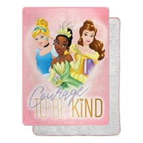 Princess Royal Courage Silk Touch Sherpa Blanket Twin Size