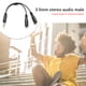 thumbnail image 5 of Cable adaptador divisor 1 TRRS macho a 2 TRS hembra Audio AUX Studio Y Converter, 5 of 8