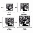thumbnail image 2 of Cuadro Decorativo de Metal con Diseño afro Grande, 2 of 4