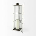 thumbnail image 5 of Mercana Grimwig Large 8L X 8W X 31H Lantern W/Sheet Base Without Bevel in Gold, 5 of 7