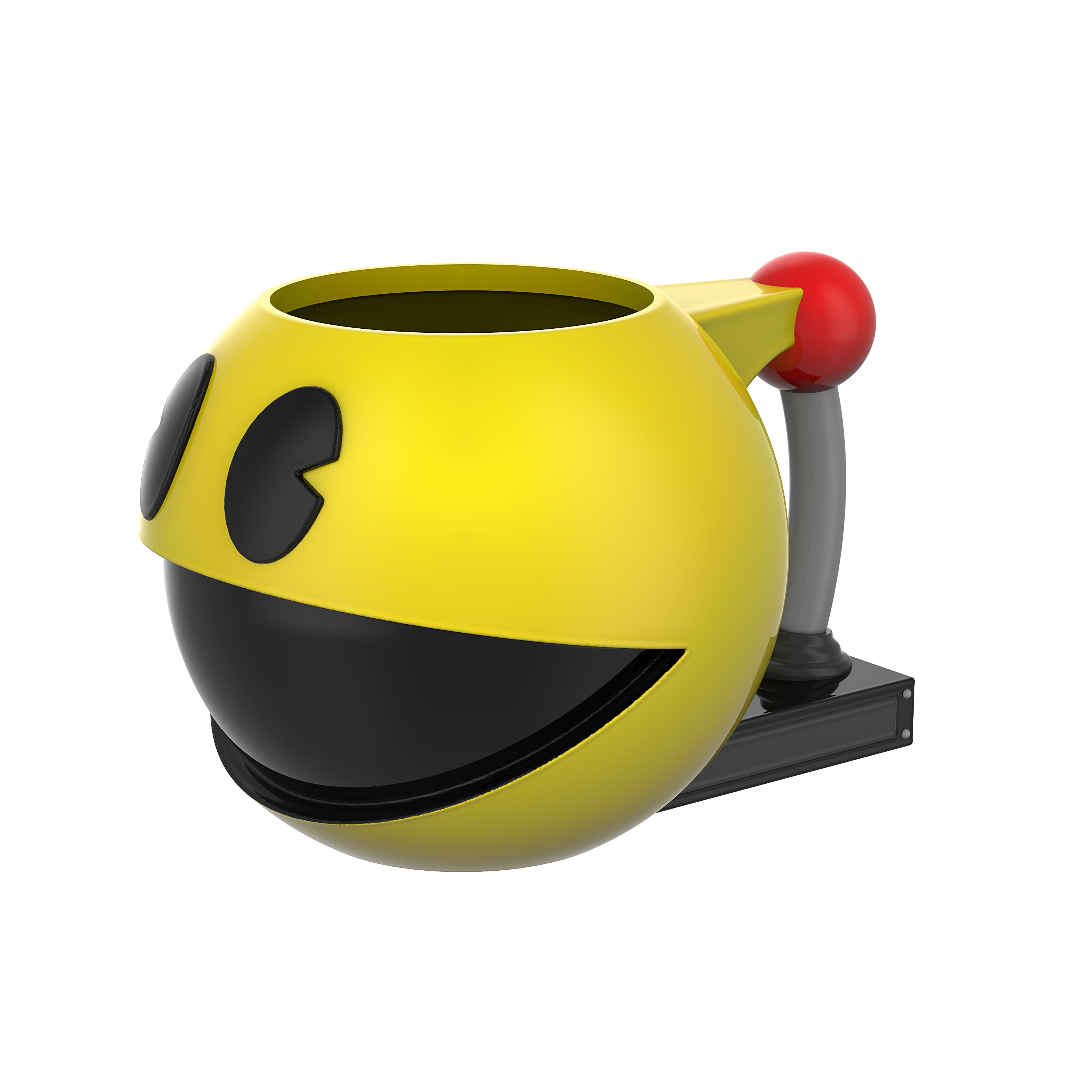 Pac-Man Video Game Character Figural Sculpted 20 oz Ceramic Mug NEW UNUSED 