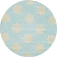 thumbnail image 4 of SAFAVIEH Soho Maui Geometric Wool Runner Rug, Turquoise/Yellow, 2'6" x 12', 4 of 6