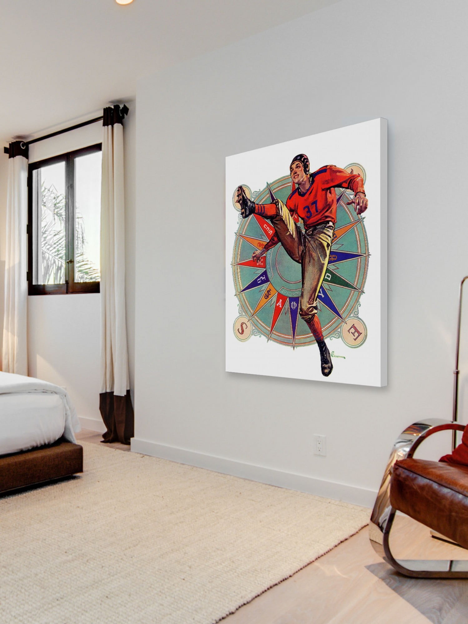 Marmont Hill Kickoff by E.M. Jackson Painting Print on Canvas