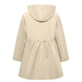thumbnail image 2 of Gabardina Betusline para niña, de un solo pecho, 11-12 años, color beige, 2 of 7