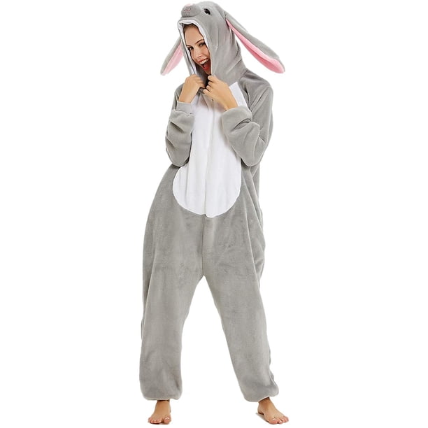 Animal Onesie pijamas para mujeres hombres Navidad Halloween Cosplay disfraz Adepaton CJWUS-3429