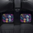 thumbnail image 4 of Rick And Morty Print Car Mats Set 4-Piece All Weather Front & Rear Mats Car Floor Carpet Protector Mat for Most Car, 4 of 8