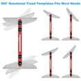 thumbnail image 3 of Uxcell Stair Tread Template Tool 9"to 54" Adjustable Length for Stair Treads, Red, 3 of 6