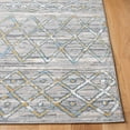 thumbnail image 3 of SAFAVIEH Lagoon Dogon Diamond Area Rug, Grey/Blue, 5'3" x 7'6", 3 of 8